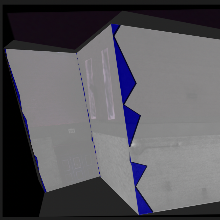 Guess I'm kind of smart, because the transform issue I just mentioned was exactly the problem. I adjusted it by copy and pasting the position coordinates from the layers that lined up properly for the original wallKeys composition, and then I deleted the effect out of the final compositions layers and replaced those layers with the adjusted version, and everything looks good now.