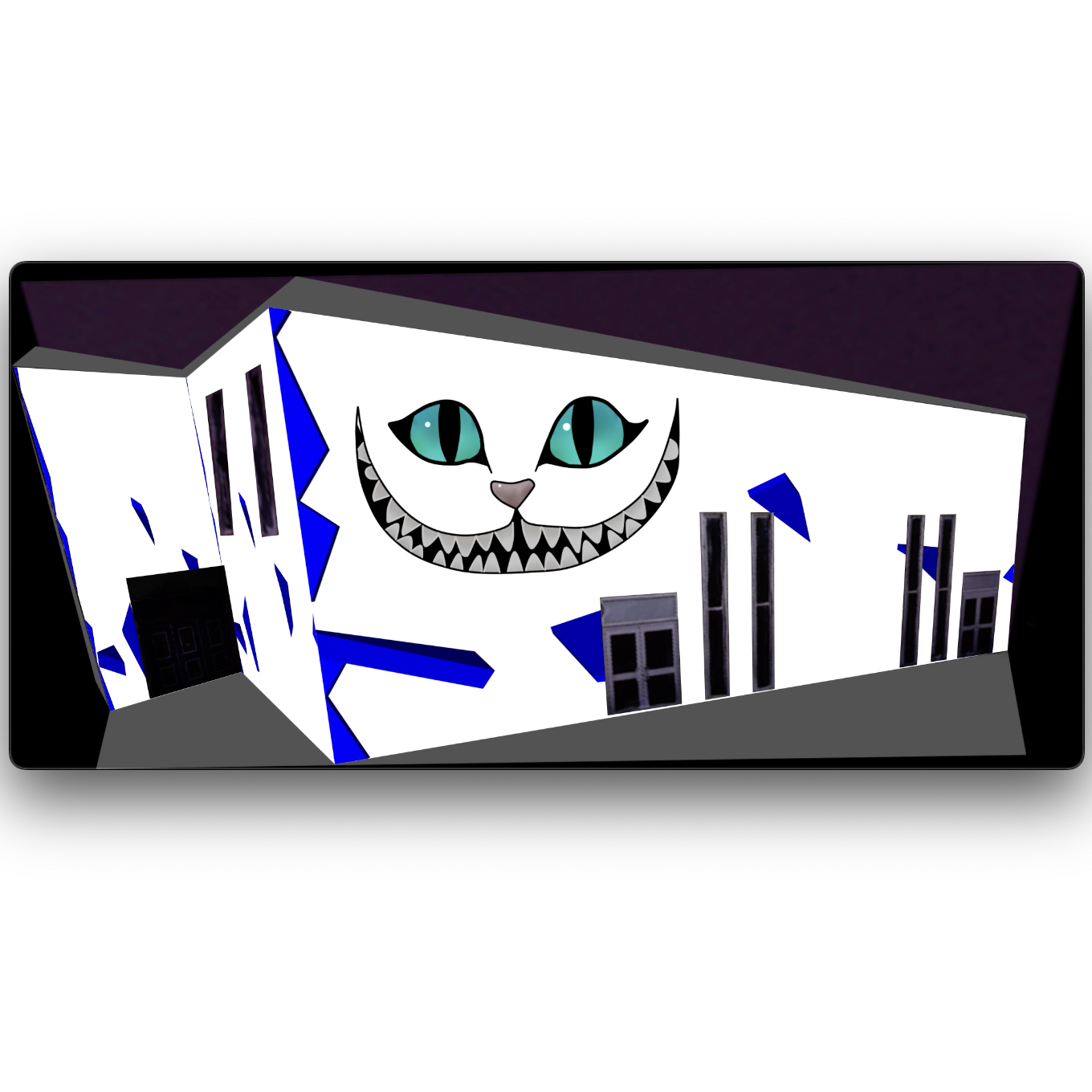 Honestly I didn't have a lot of time for projection mapping as a whole, I submitted this at 2355HRS so my last image is my video fully rendered to show that I at least completed the full tutorial and learned all the basic steps. Sorry, there was a pretty serious situation at work this weekend so I ended up working a lot later than I normally would Saturday night into Sunday morning and it threw off my entire day. This is just a pic of the Quicktime Player opened with the video paused, and a white background behind it to hide all the other screens I had open for this project.