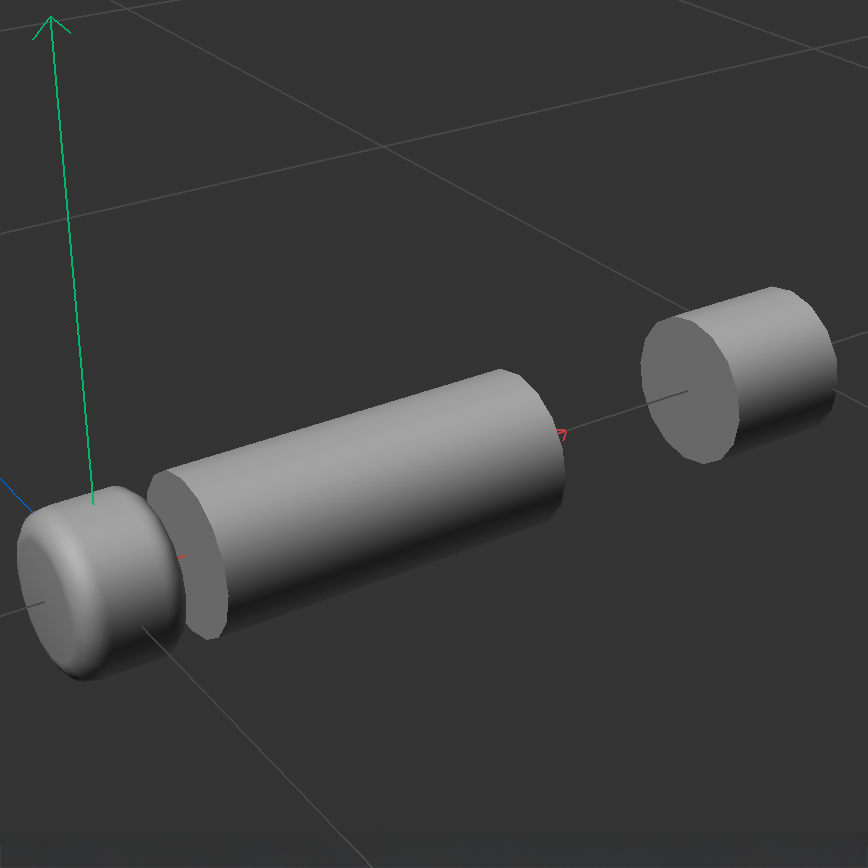 I started with a cylinder, and oriented them to the -X in the object settings. From there I tried to deform bevel only one side, but it was not possible, so I decided to split the object into 3 parts using 3 cylinders.