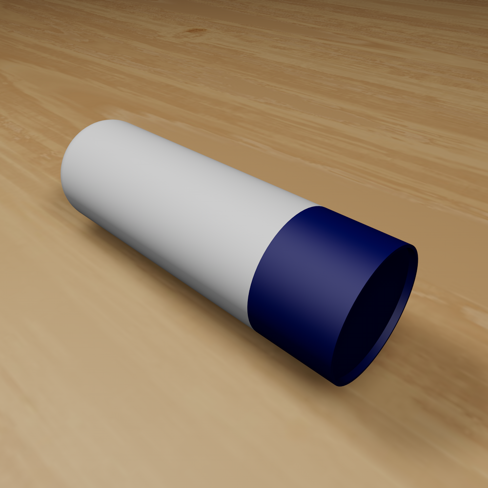 I copied the 3 omni light sources from my dice model, but not the 'physical sky' light because it washed it out too much. Then I added a ground plane to match the table I took the photo on, and this was the final result.