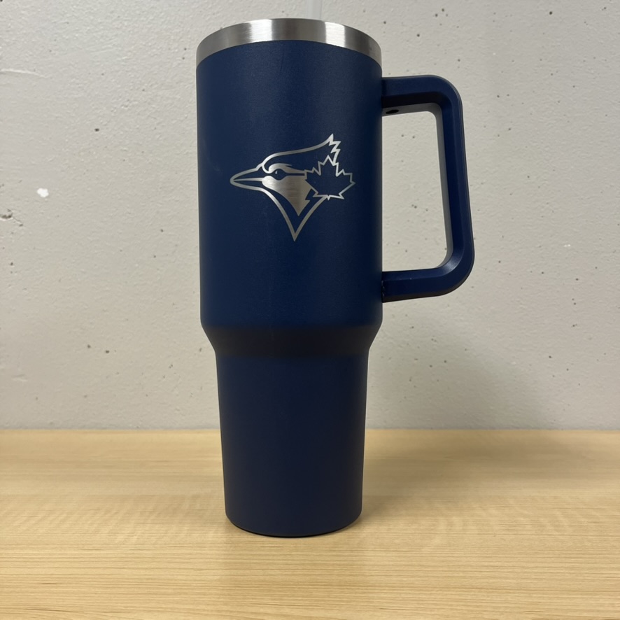 I chose this Bluejays Stanley tumbler because so far I haven't done any formstorming that has a handle or major extruded element as part of the form. It also connects to my self care theme because I use this to keep my water cold which encourages me to drink more water. Room temp water is not pleasant and I often forget to drink anything, so I'm chronically dehydrated, but this is helping.